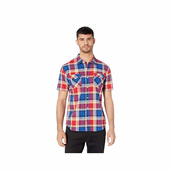 Levi’s Plaid Short Sleeve Button Up•NWT - Picture 2 of 8